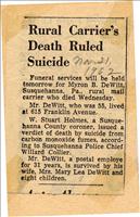 DeWitt, MyronB.(Funeral Notice)